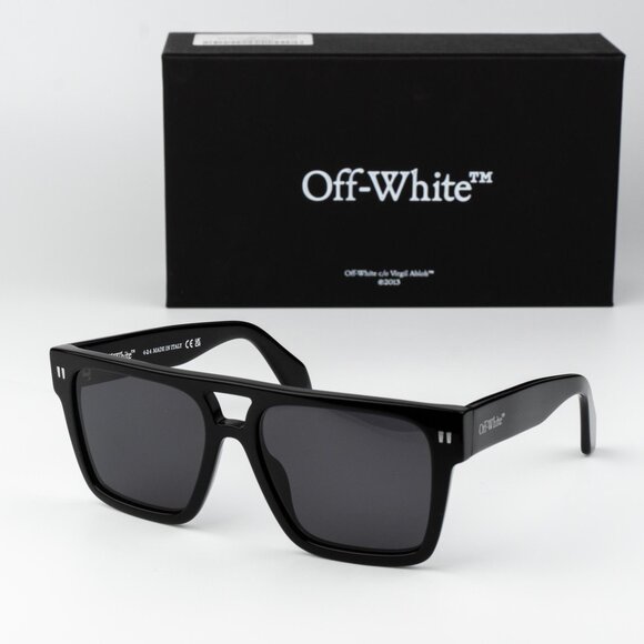 Off-White SPRINGFIELD Men Sunglasses Black Grey Square OERI133 SPRINGFIELD 1007 - Picture 2 of 12